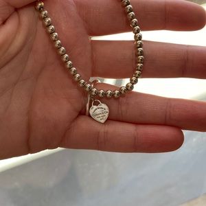 Tiffany & Co. Return to Tiffany Silver Heart Tag Bracelet